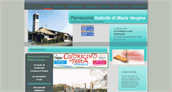 Desktop Screenshot of parrocchiacuoricino.it